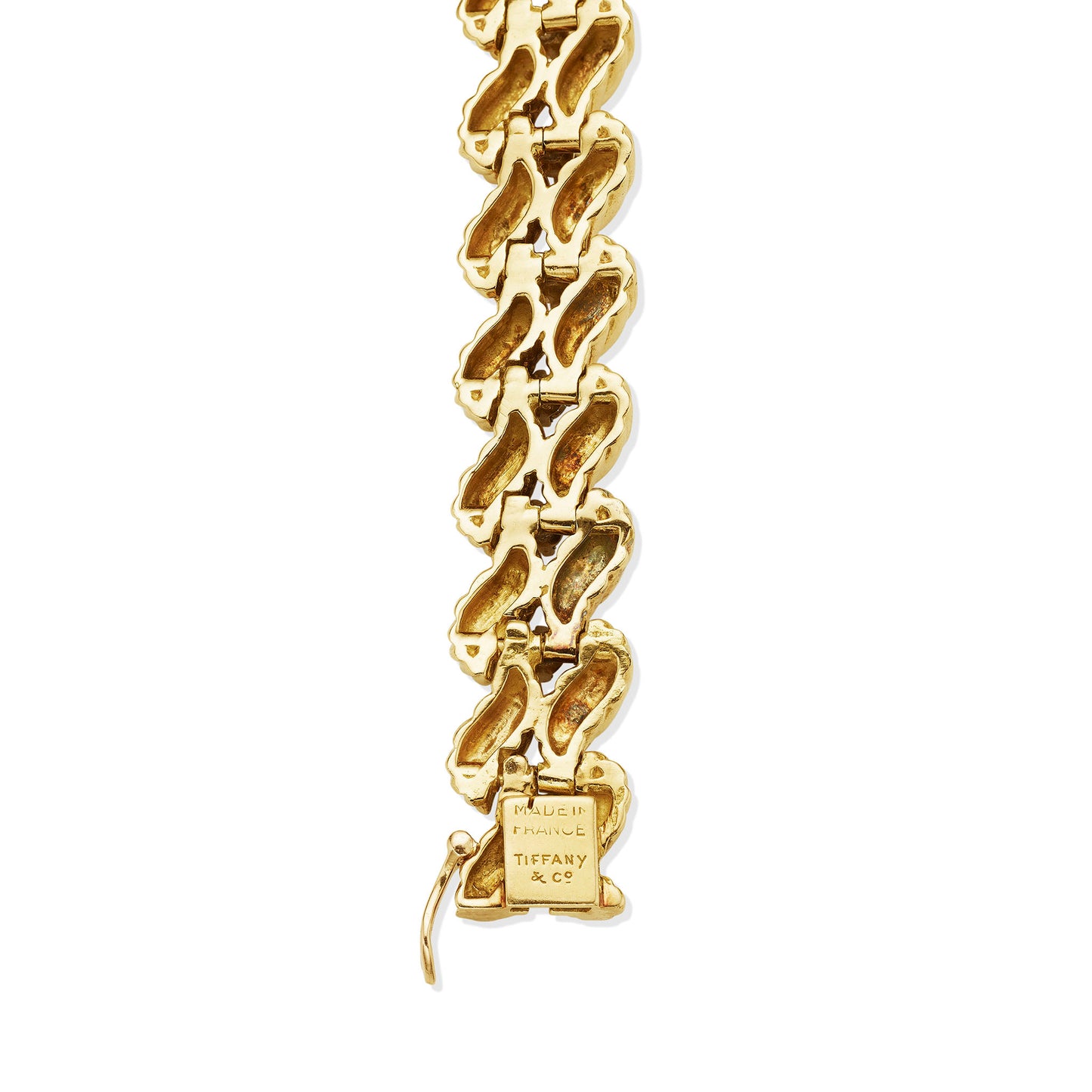 Macklowe Gallery Tiffany & Co. Verger Frères 18K Gold and Diamond Bracelet