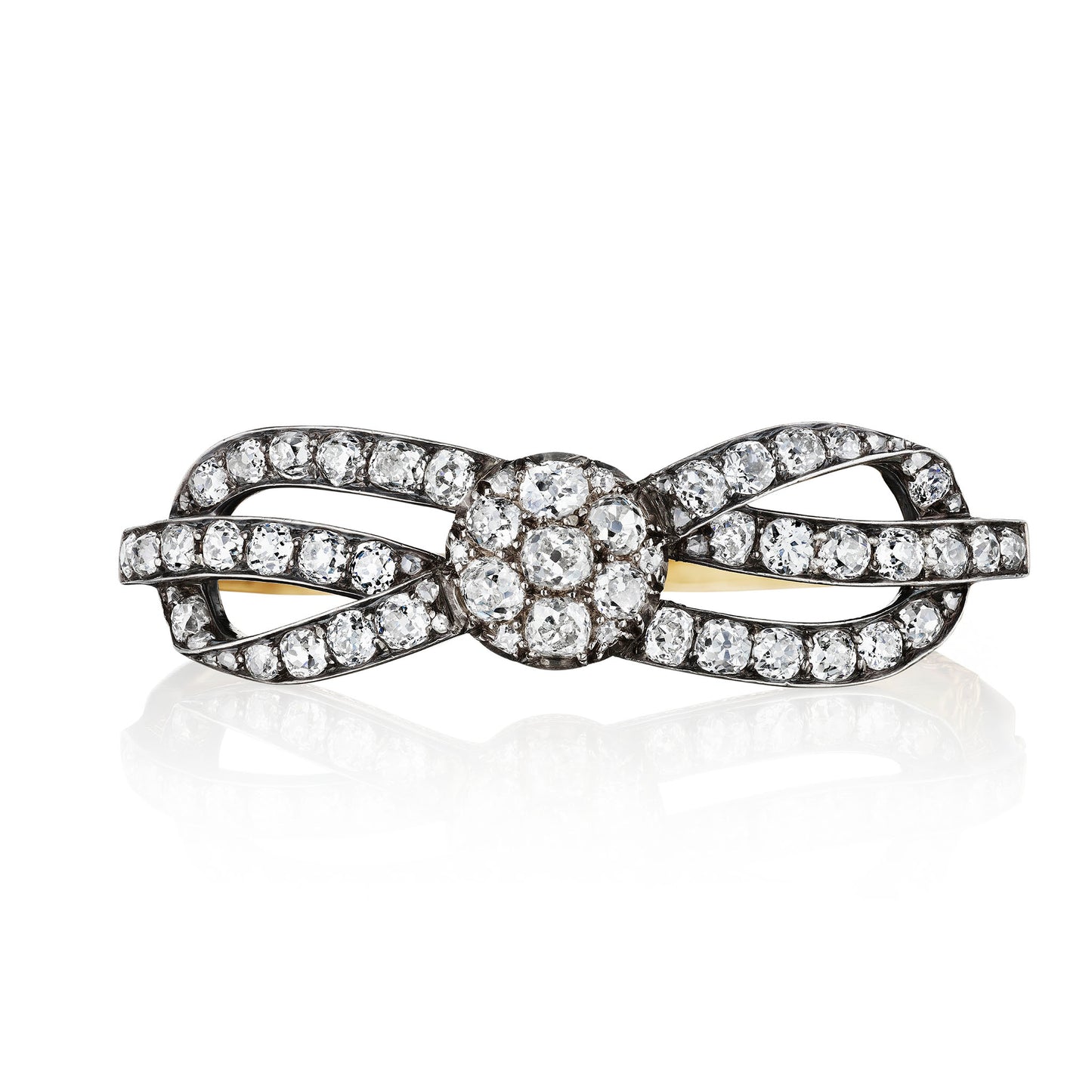 Macklowe Gallery Antique Diamond Bangle Bracelet