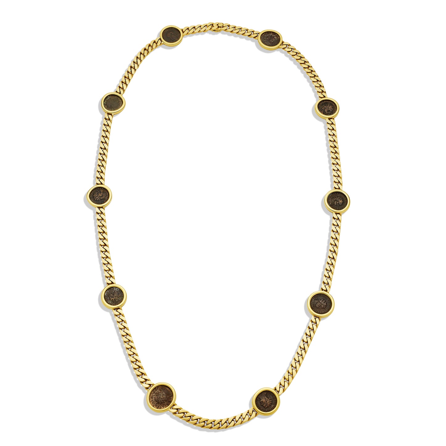 Macklowe Gallery Bulgari Monete Ancient Coin Necklace
