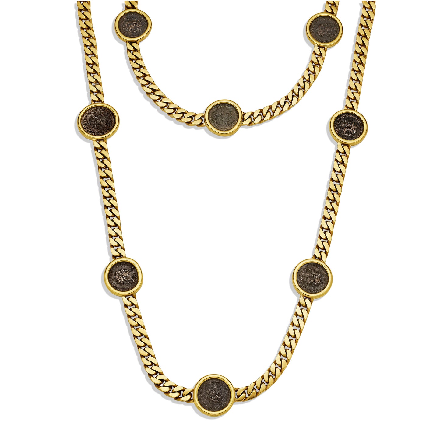Macklowe Gallery Bulgari Monete Ancient Coin Necklace