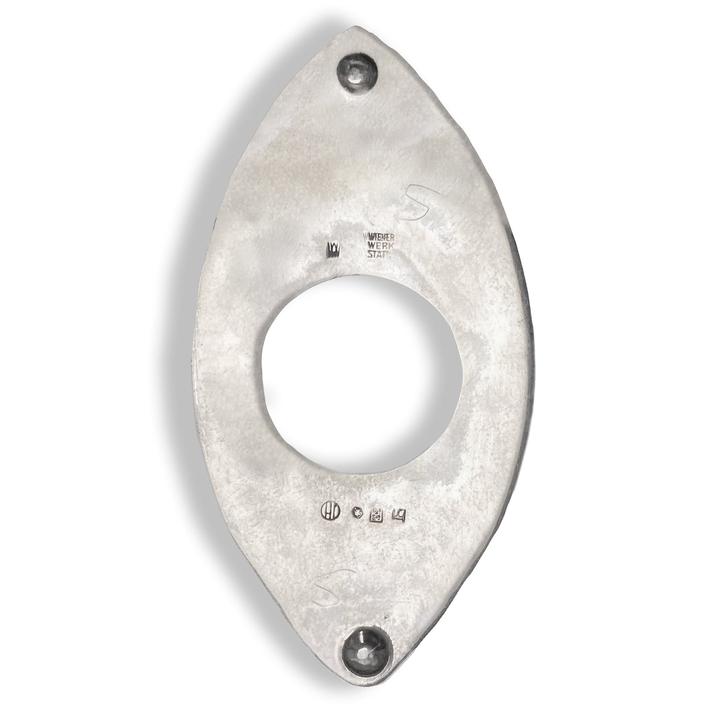 Macklowe Gallery Josef Hoffmann Hammered Silver Flower Basket