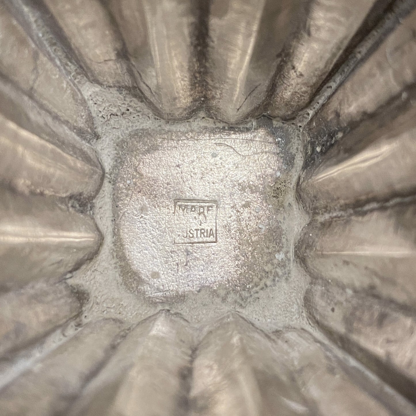 Macklowe Gallery Josef Hoffmann Pair of Hammered Silver Vases