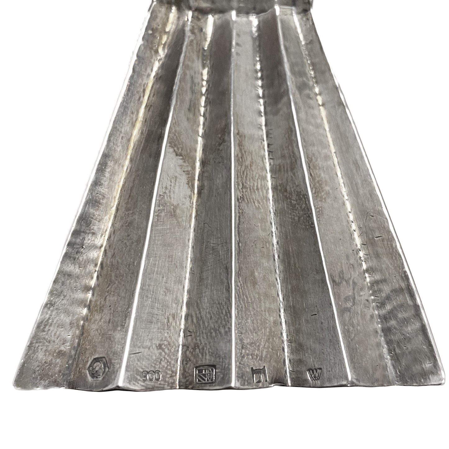 Macklowe Gallery Josef Hoffmann Pair of Hammered Silver Vases