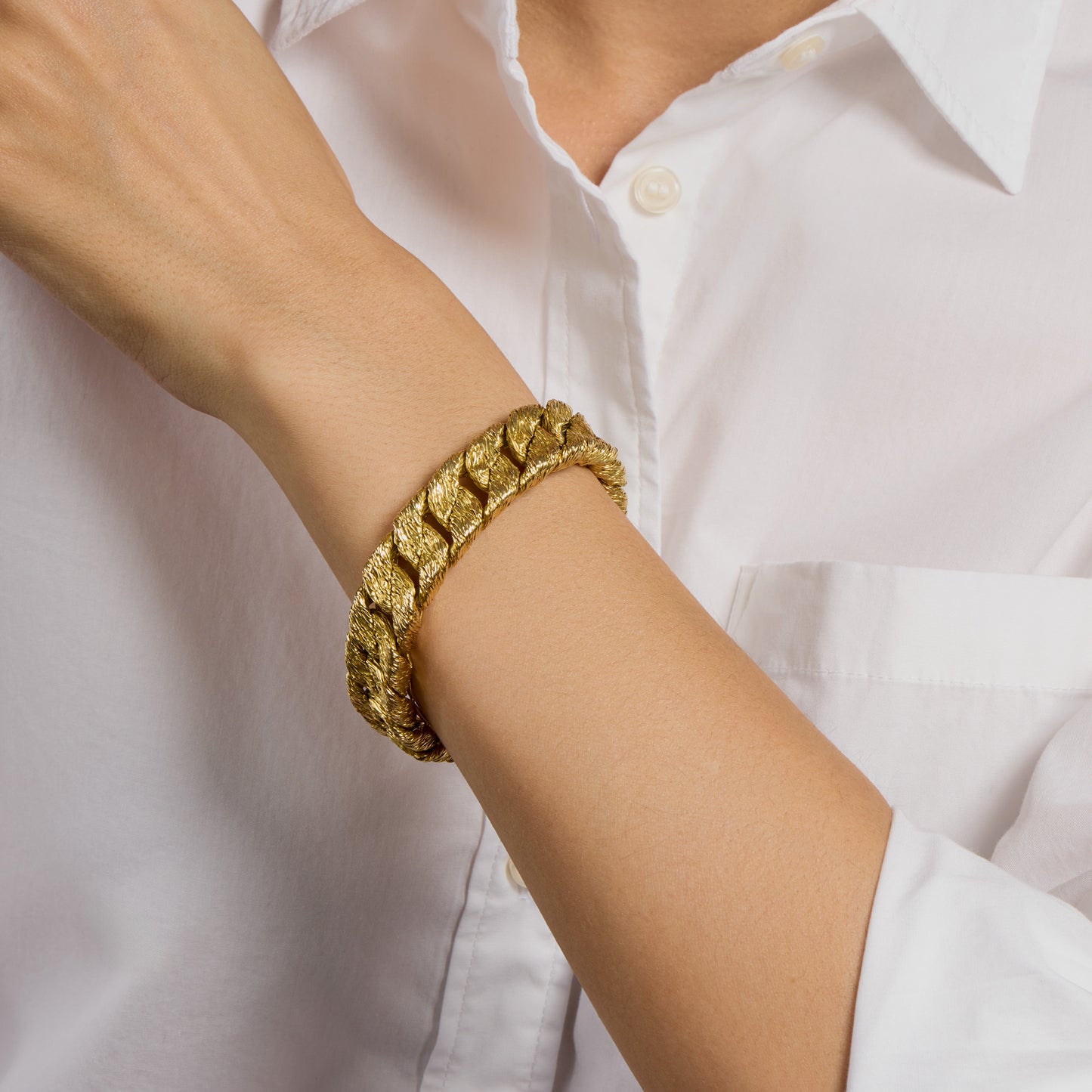 Macklowe Gallery Georges Lenfant for Tiffany & Co. 18K Gold Bracelet