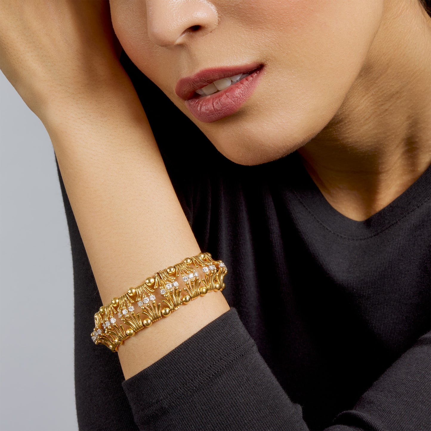 Macklowe Gallery Jean Schlumberger for Tiffany & Co. "Hands" Bracelet