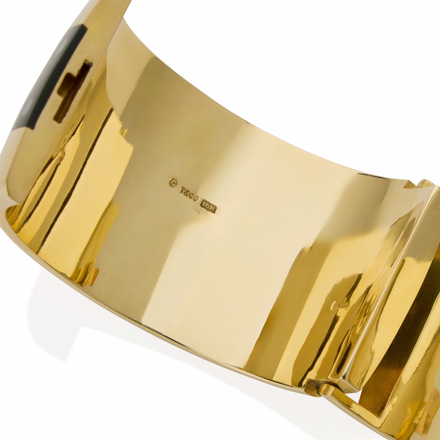 Macklowe Gallery Tiffany & Co. Black Jade and Mother-of-Pearl Dominoes Bracelet