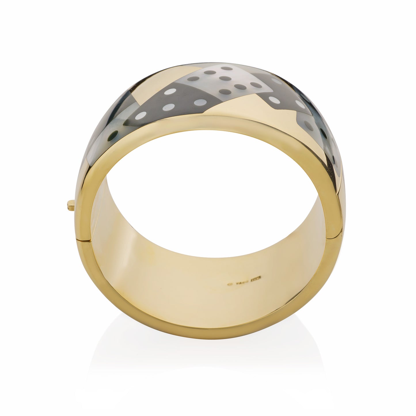 Macklowe Gallery Tiffany & Co. Black Jade and Mother-of-Pearl Dominoes Bracelet