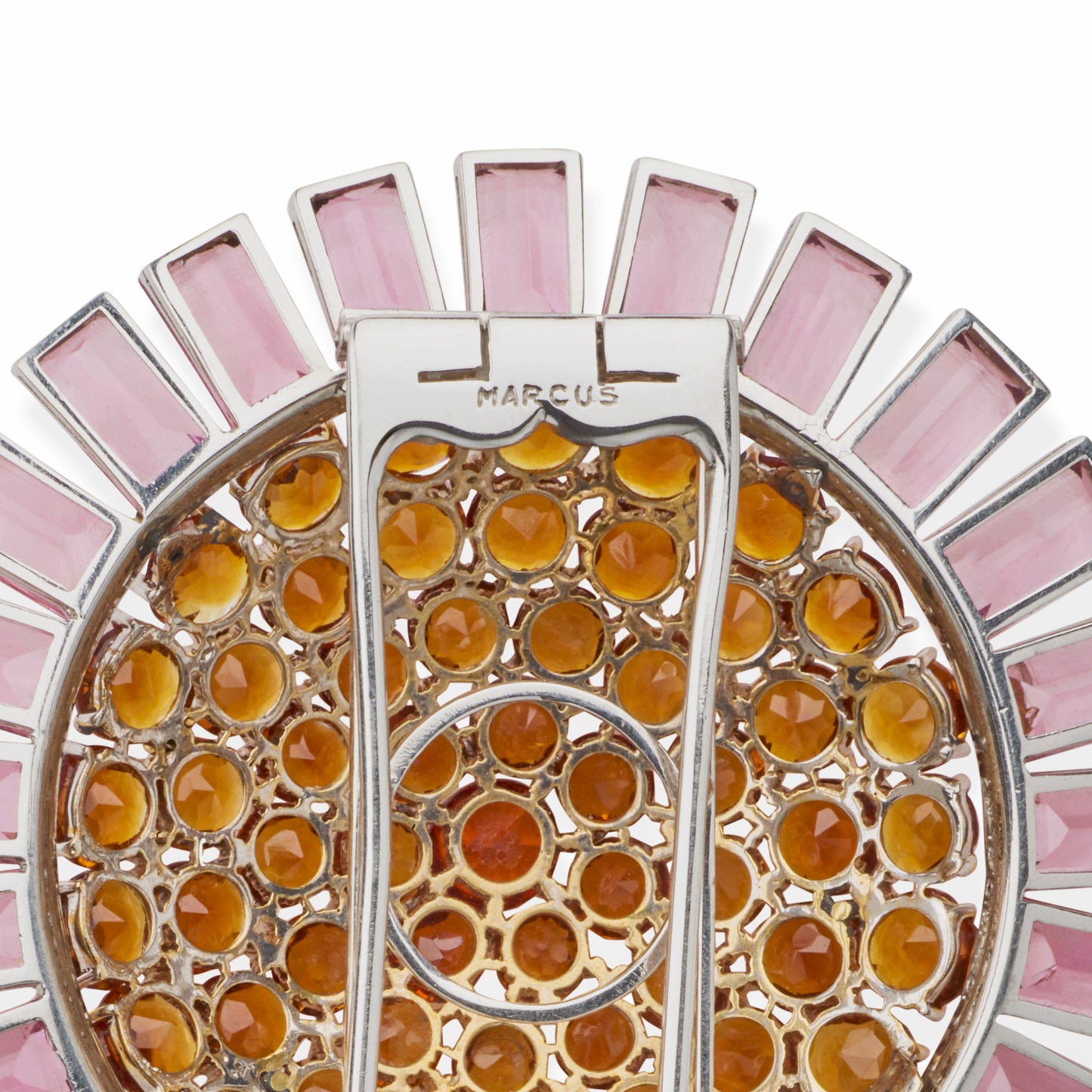 Macklowe Gallery Marcus & Co. Retro Sunflower Brooch