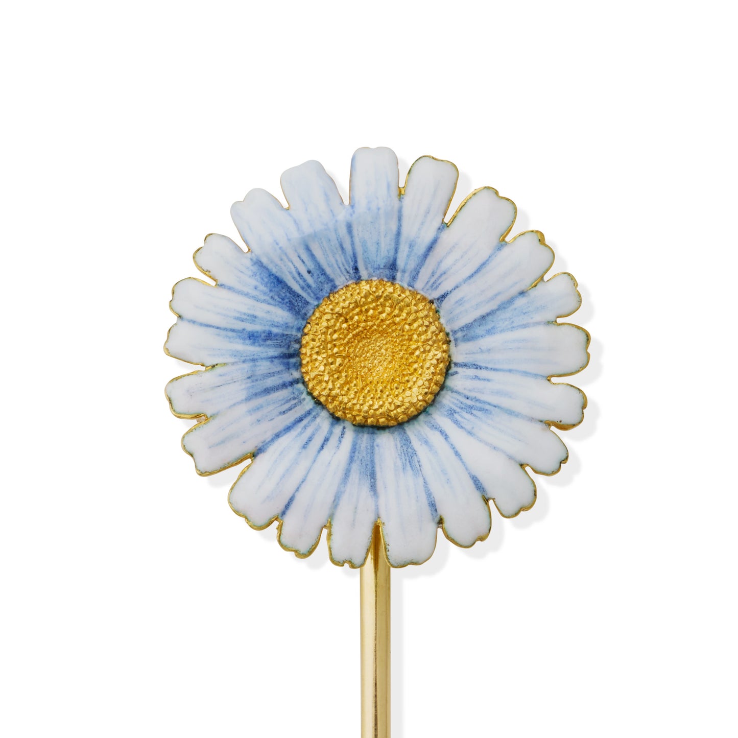 Macklowe Gallery Tiffany & Co. Antique Enamel Daisy Stick Pin