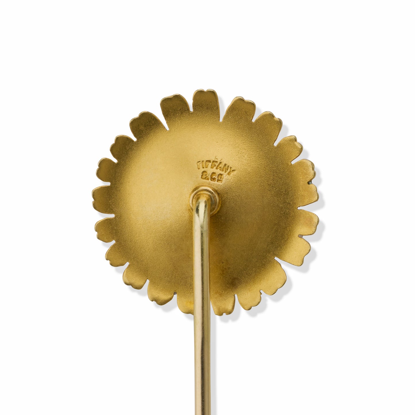 Macklowe Gallery Tiffany & Co. Antique Enamel Daisy Stick Pin