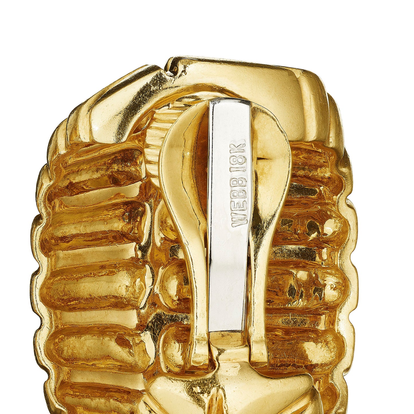 Macklowe Gallery David Webb Half-Hoop Earrings