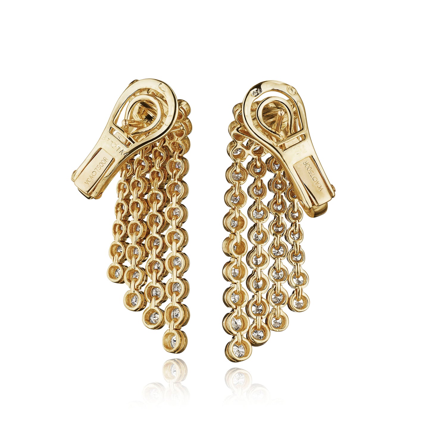 Macklowe Gallery Van Cleef & Arpels Cascade Diamond Earrings