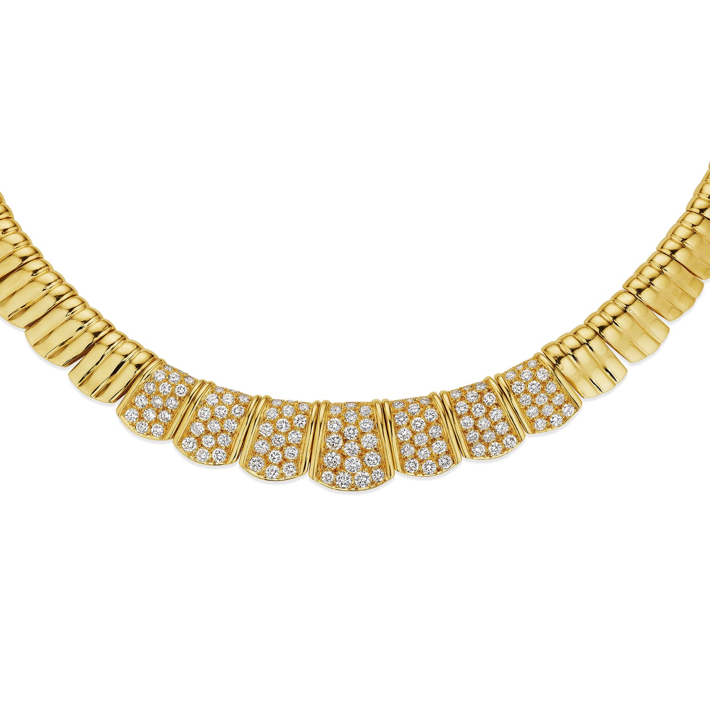 Macklowe Gallery Van Cleef & Arpels Paris 18K Gold and Diamond Necklace