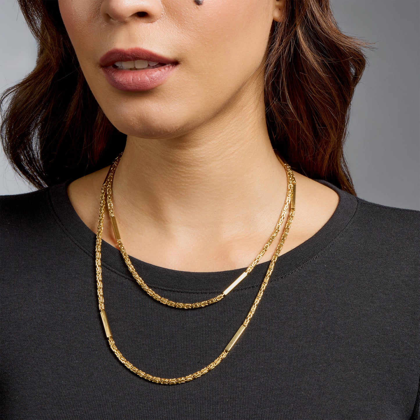 Macklowe Gallery Chaumet Paris 18K Gold Long Chain Necklace