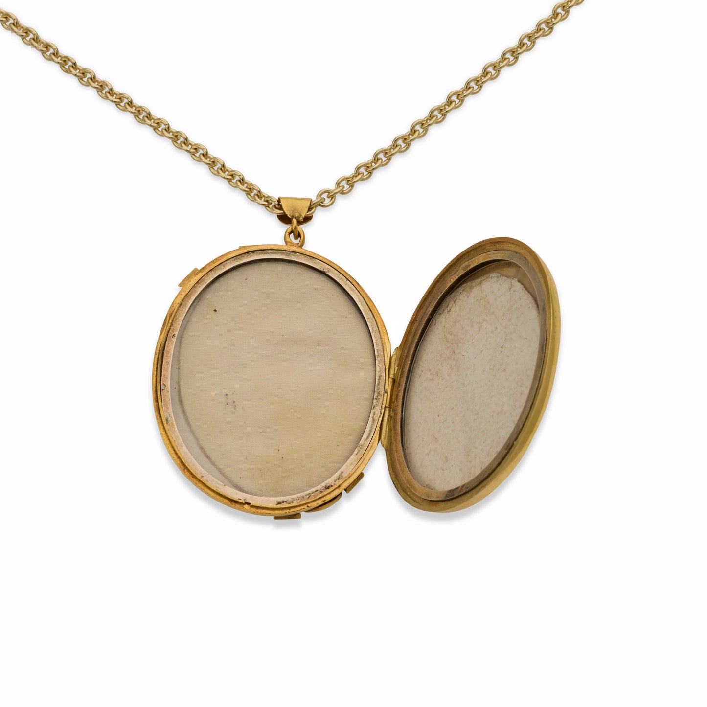 Macklowe Gallery Antique Turquoise and Seed Pearl Pendant Locket