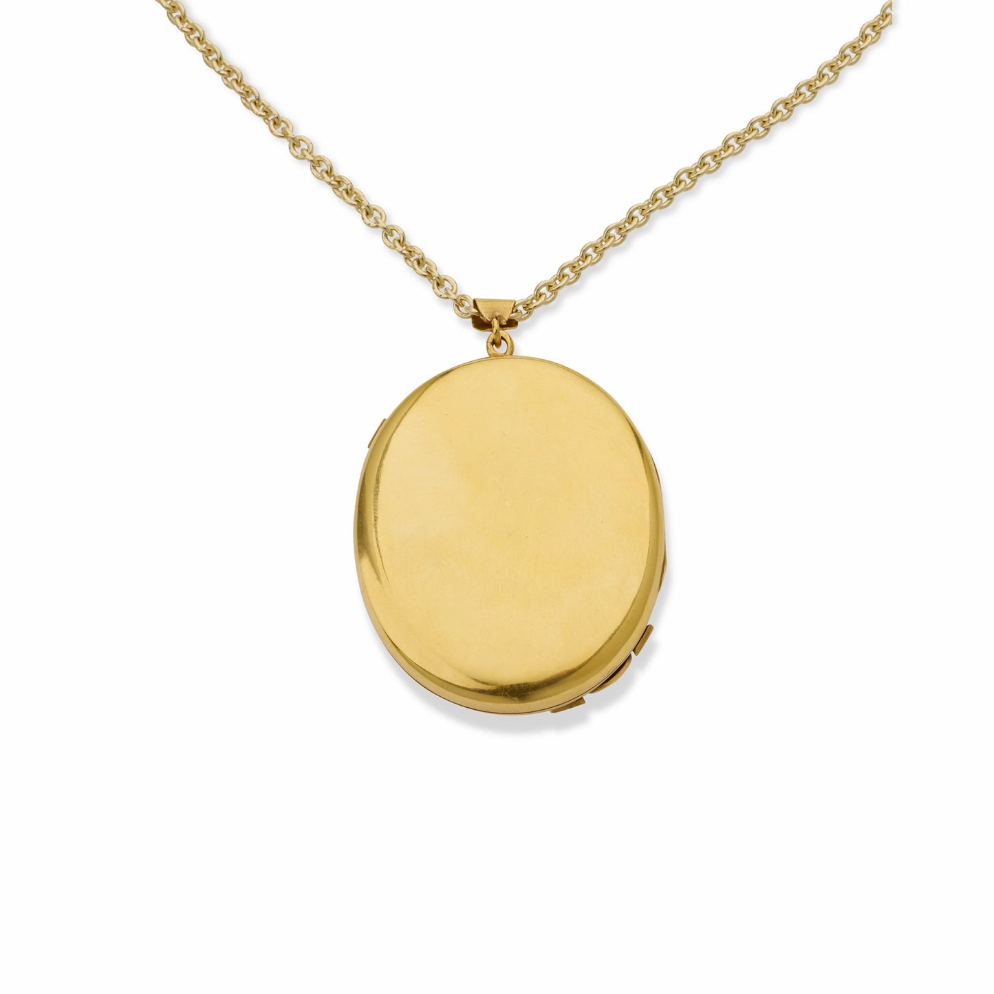 Macklowe Gallery Antique Turquoise and Seed Pearl Pendant Locket