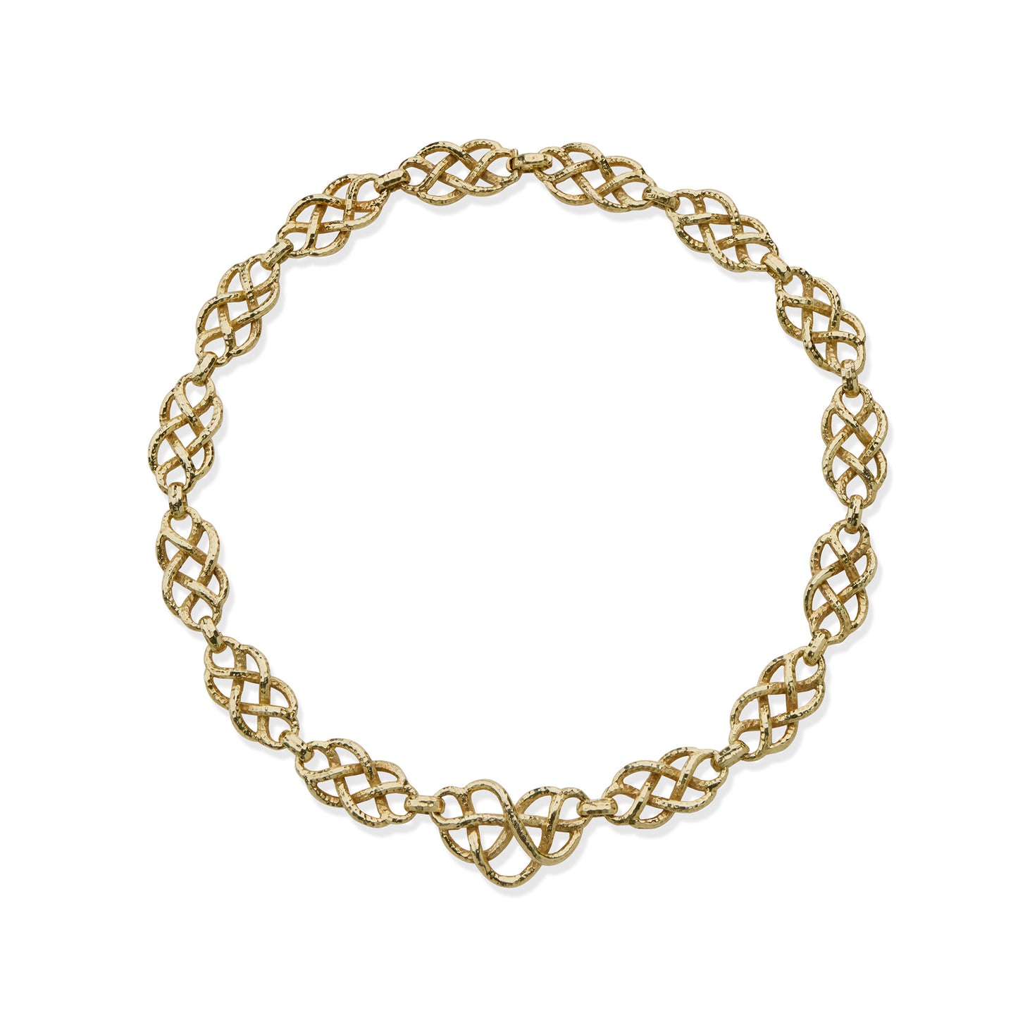 Macklowe Gallery David Webb Hammered Pendant Necklace