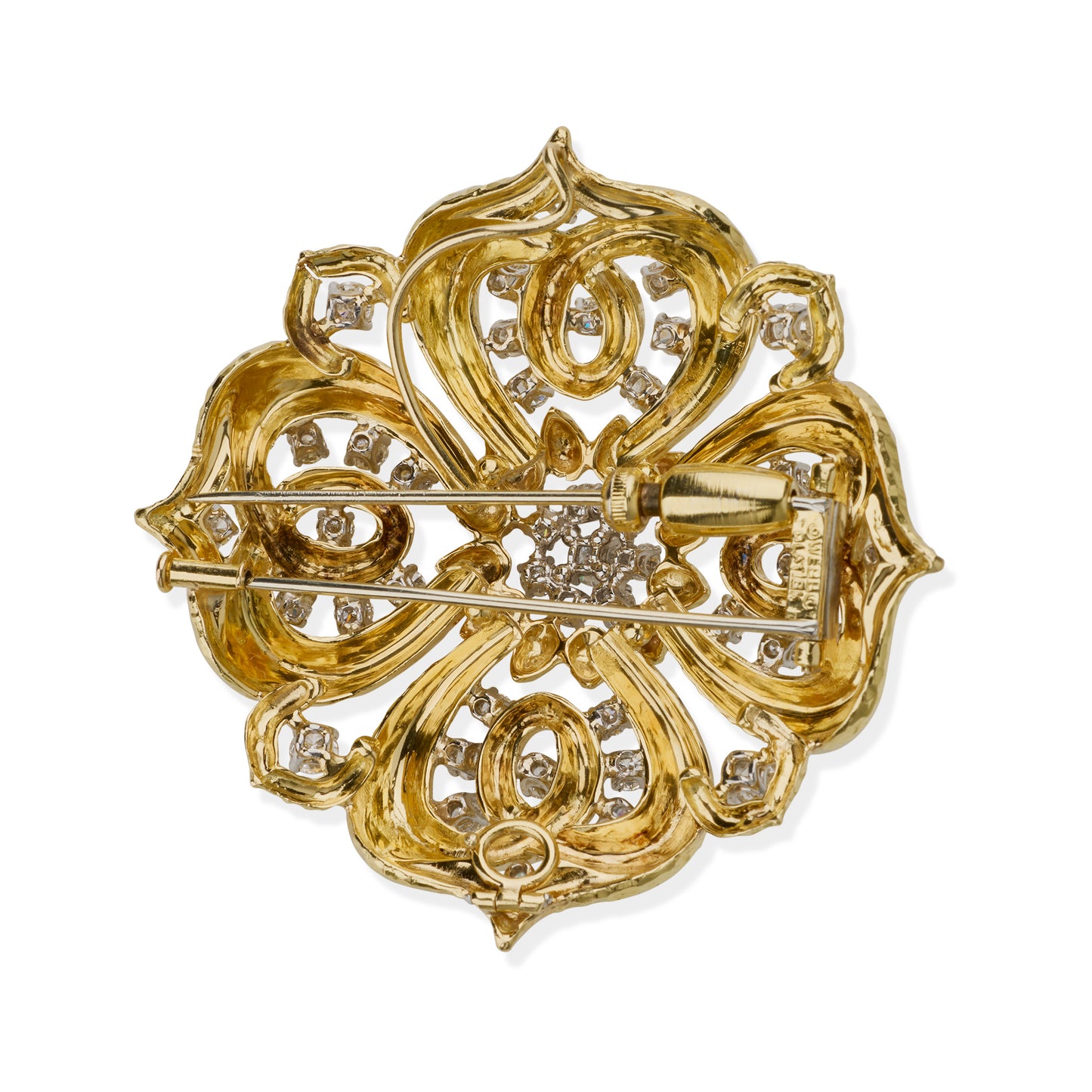 Macklowe Gallery David Webb Hammered Pendant Necklace