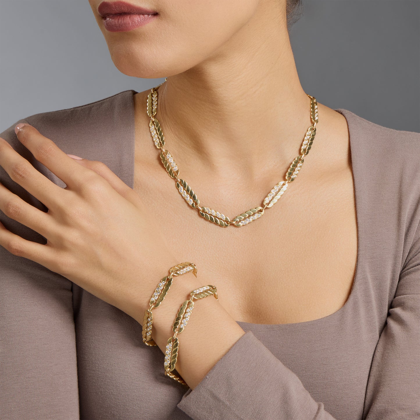 Macklowe Gallery M. Gérard Convertible Link Necklace