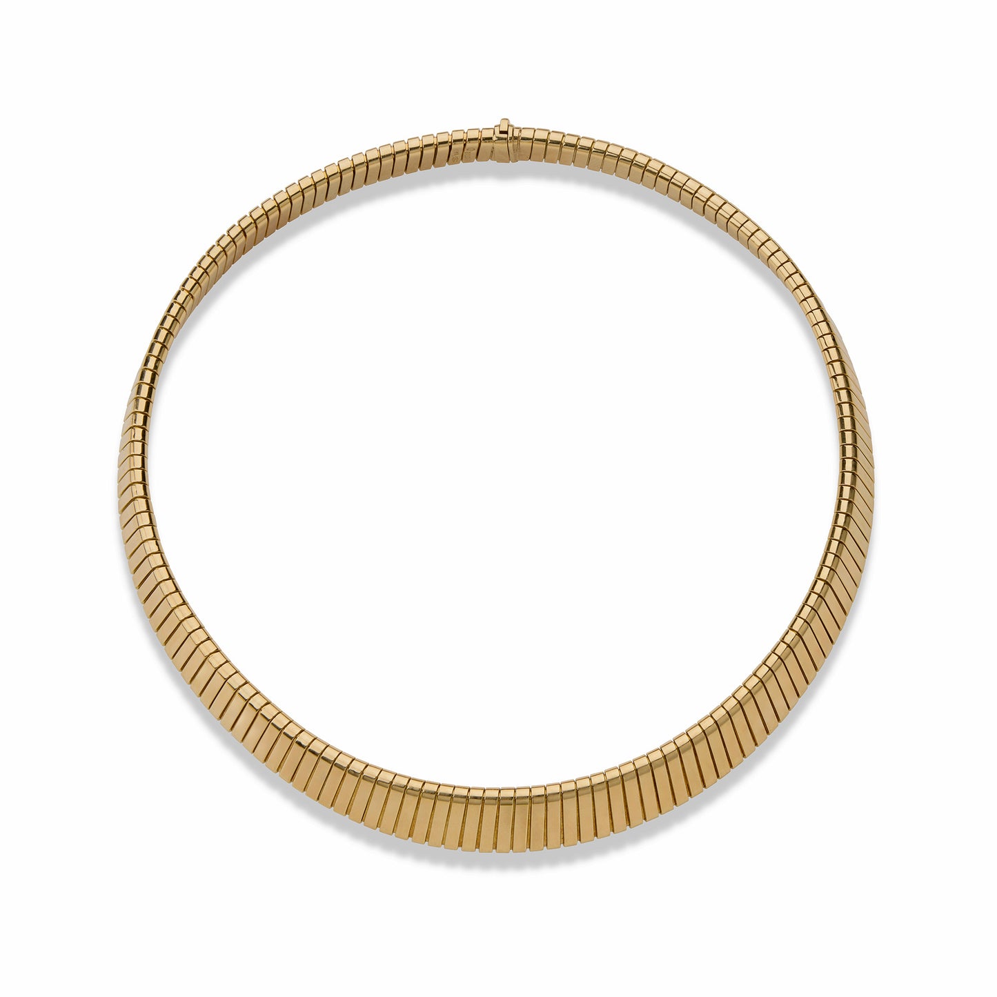 Macklowe Gallery Bulgari 18K Gold Tubogas Necklace