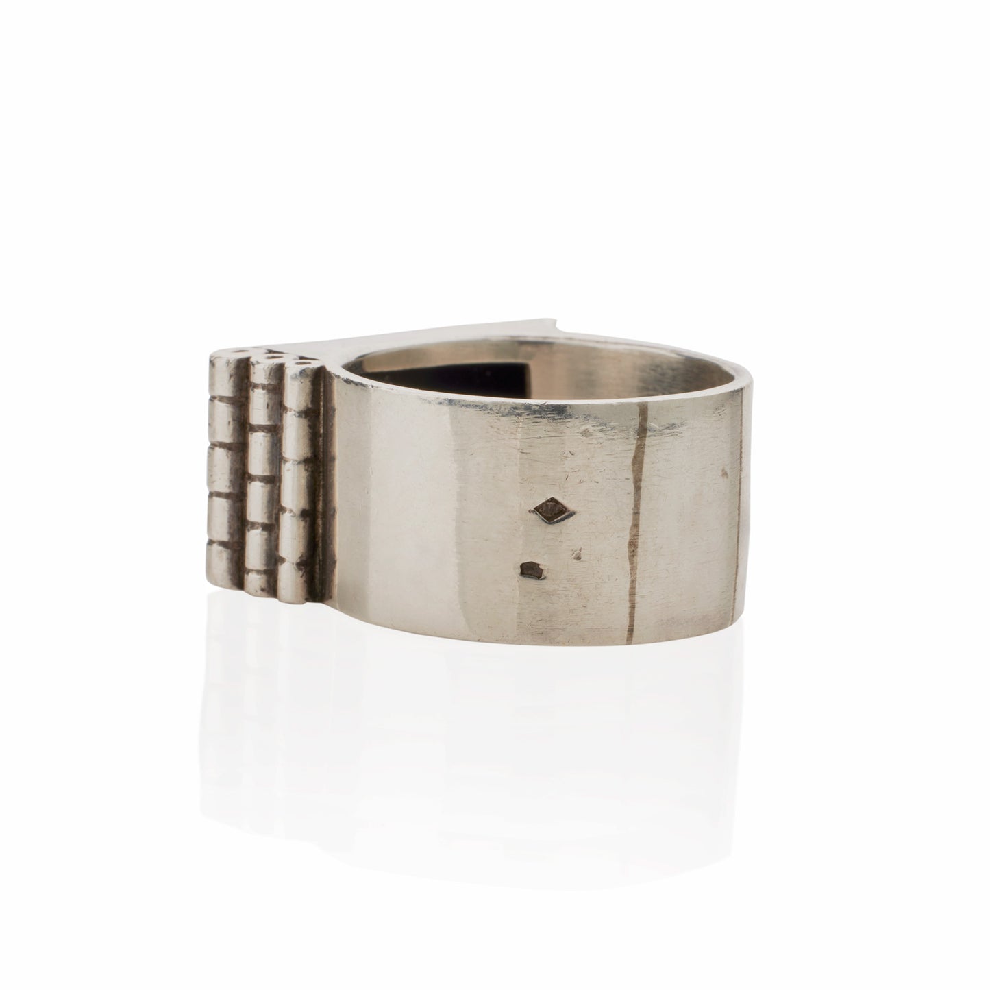 Macklowe Gallery Jean Després Modernist Silver and Onyx