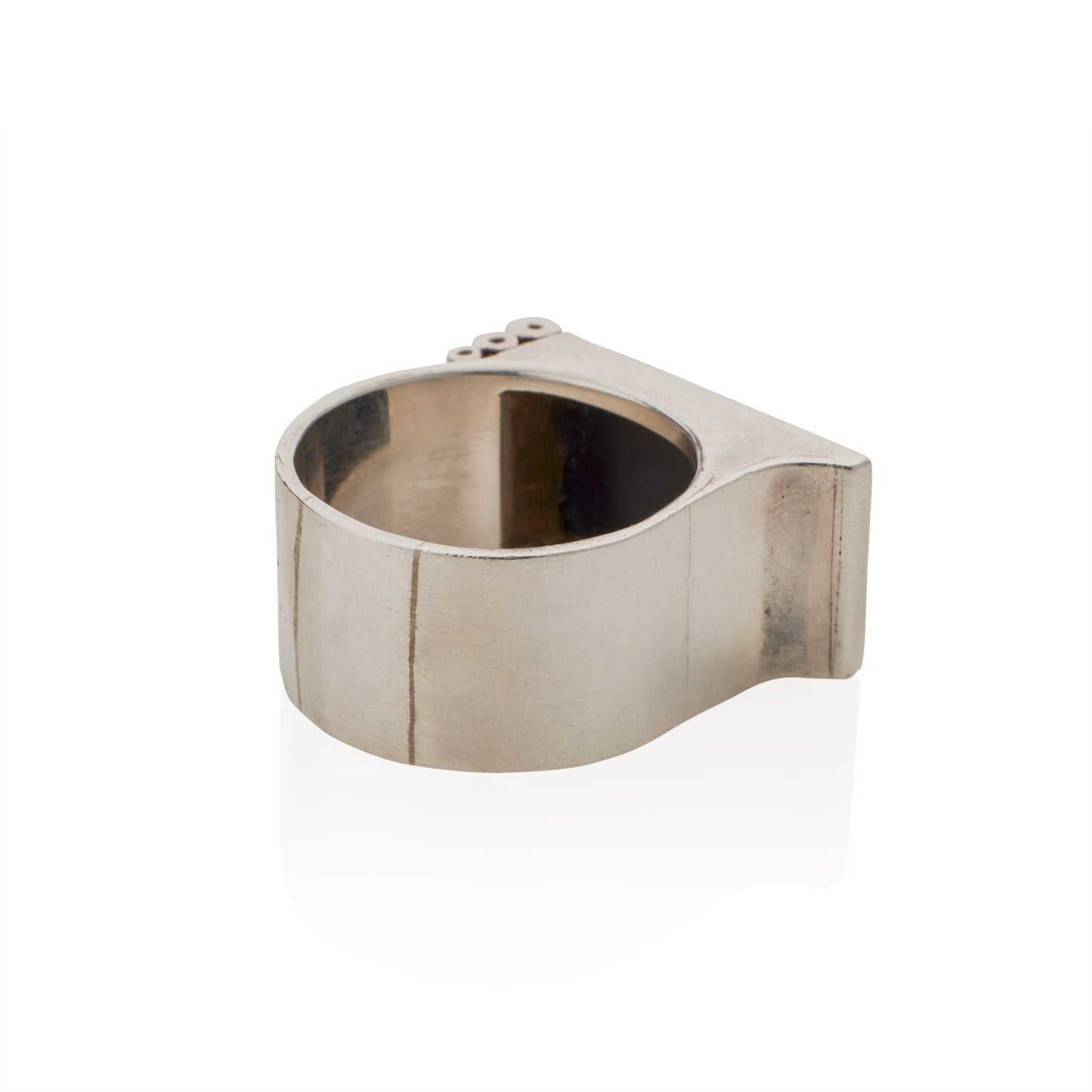 Macklowe Gallery Jean Després Modernist Silver and Onyx