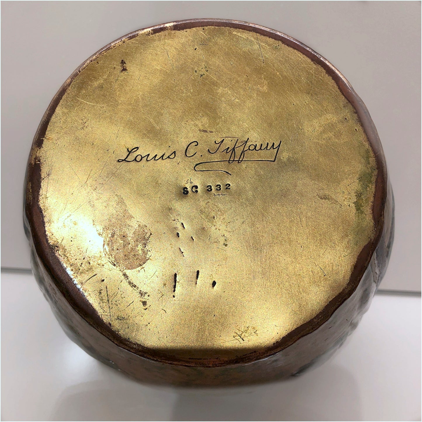 Tiffany Studios New York Enameled Copper