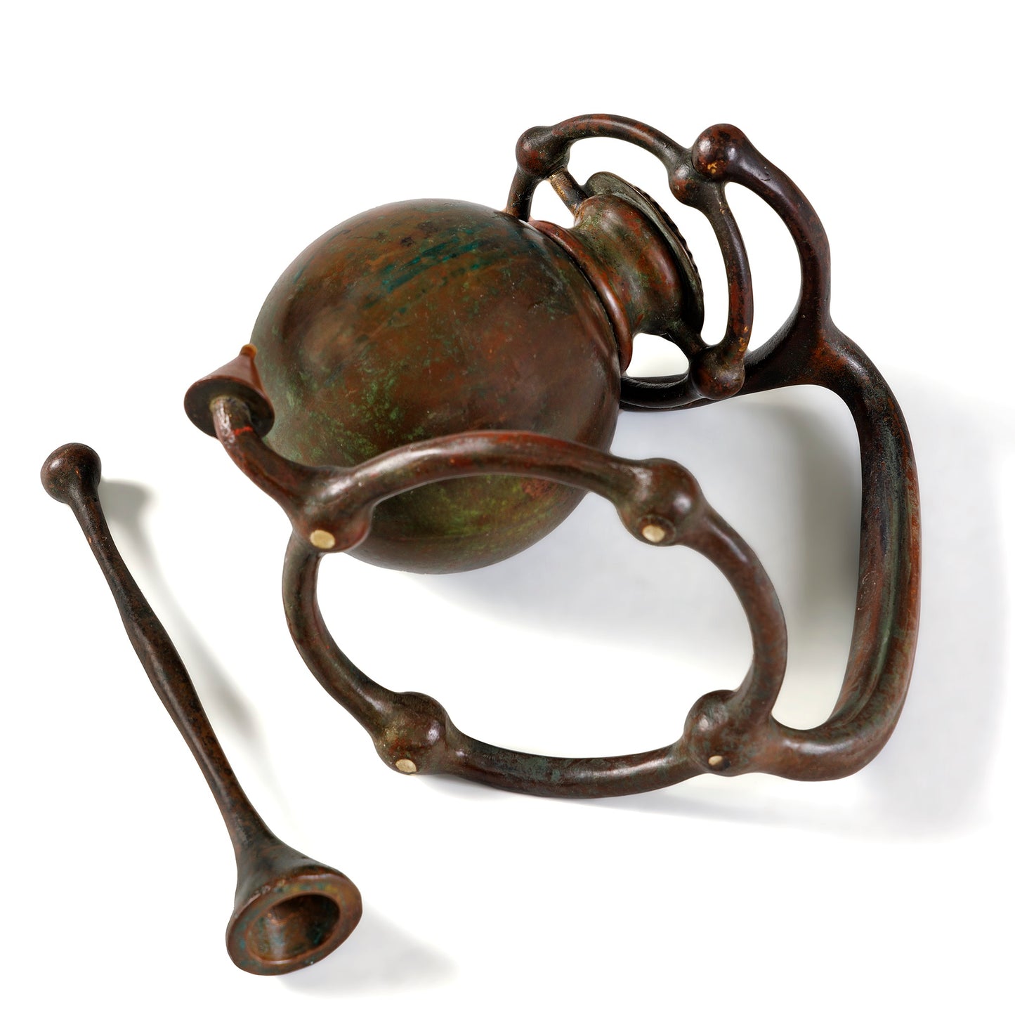 Macklowe Gallery Tiffany Studios New York Bronze Swing Candle Holder