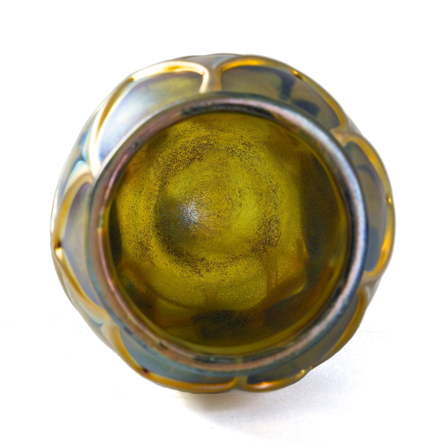 Macklowe Gallery Tiffany Studios New York Decorated Beehive Paperweight Vase