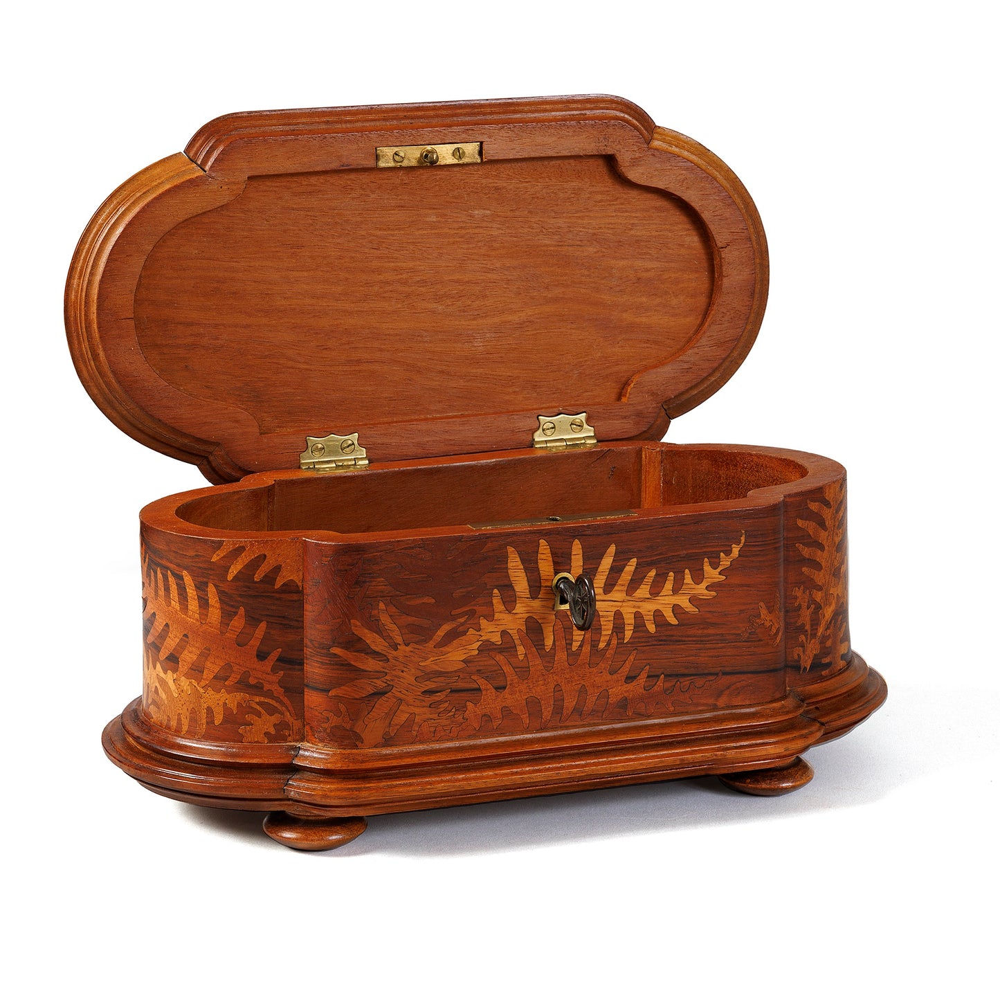 Macklowe Gallery Émile Gallé Marquetry "Mayfly and Ferns" Coffret