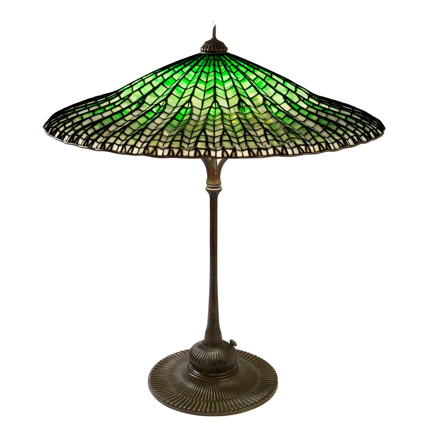 Macklowe Gallery Tiffany Studios New York "Lotus Leaf"  Table Lamp