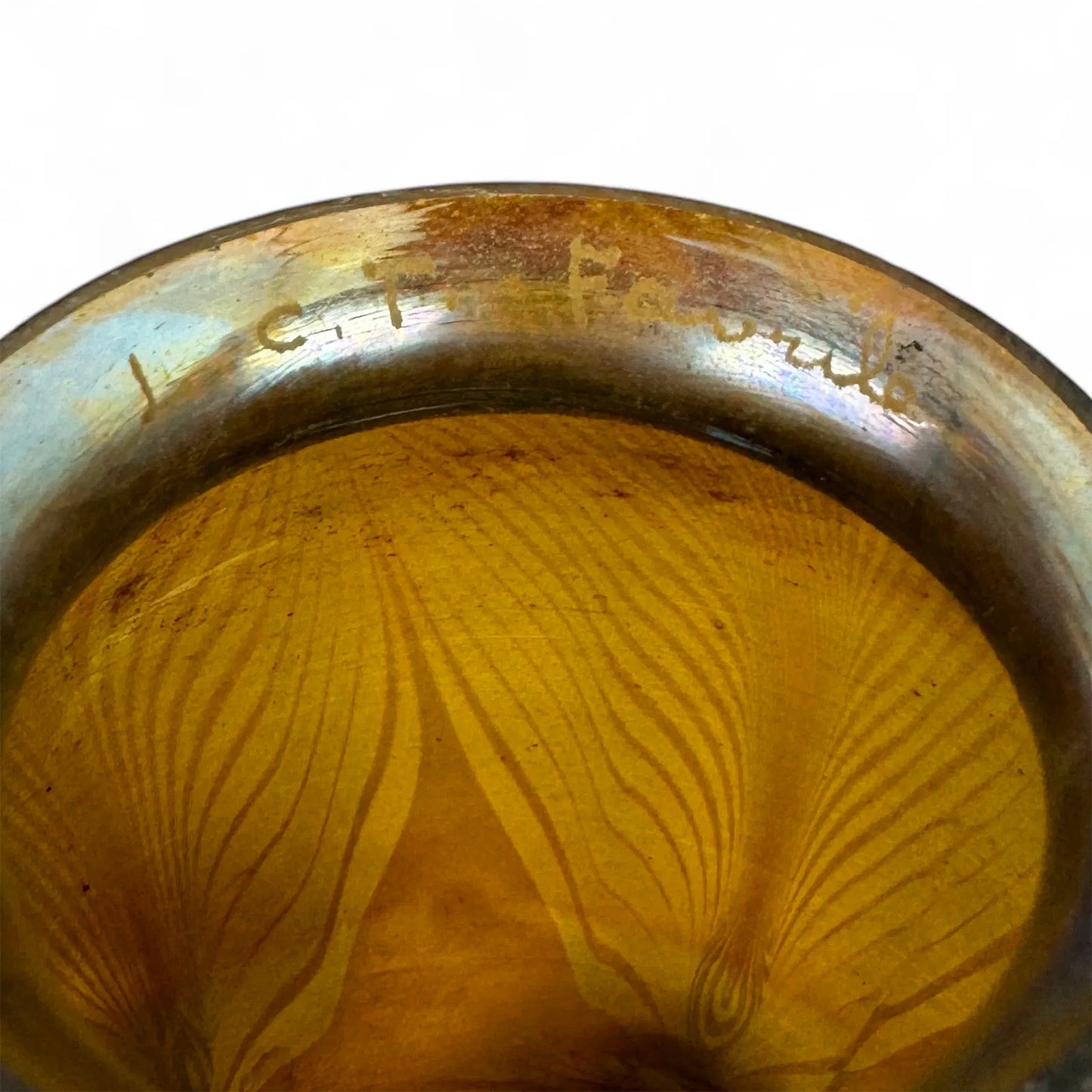 Macklowe Gallery Tiffany Studios New York Pair of Three Light Table lamps