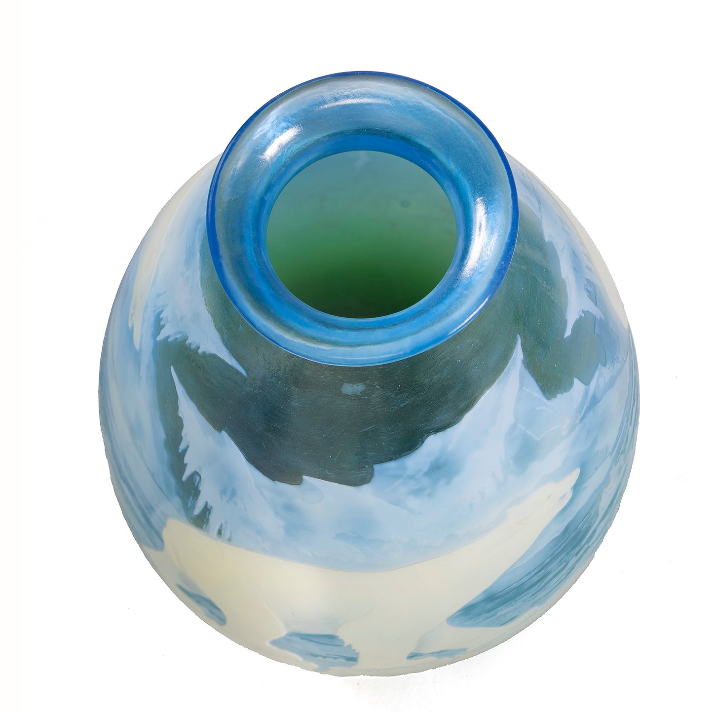 Macklowe Gallery Émile Gallé “Ours Polaires” Cameo Glass Vase