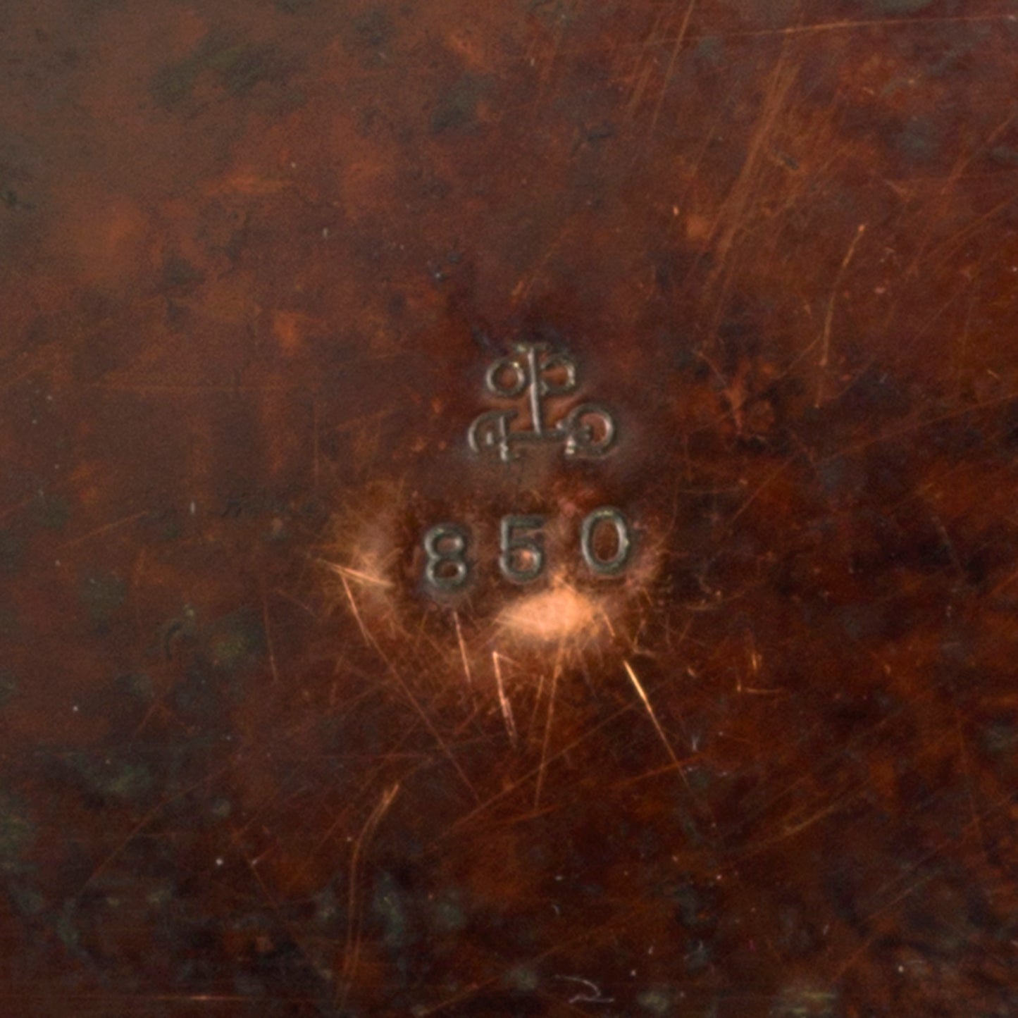 Macklowe Gallery Tiffany Studios New York Bronze and Green Glass Inkwell