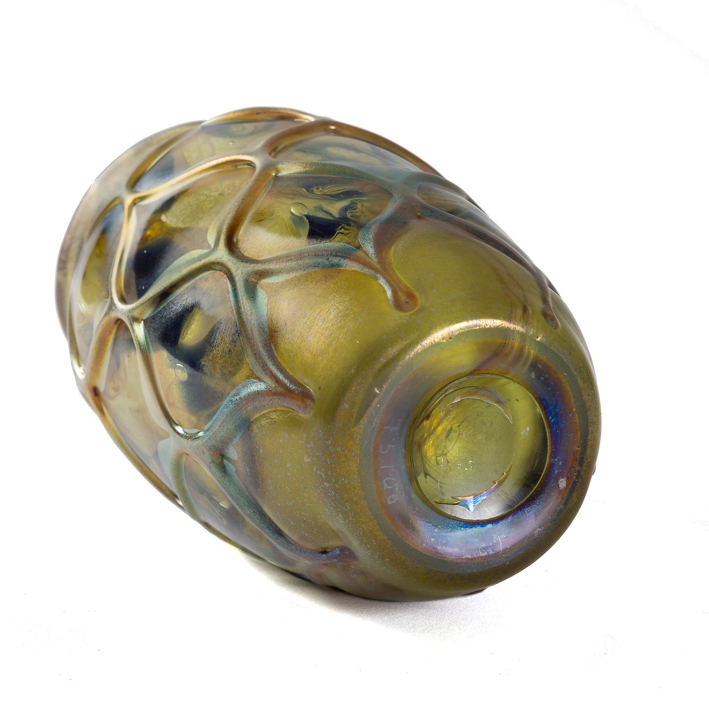 Macklowe Gallery Tiffany Studios New York Decorated Beehive Paperweight Vase