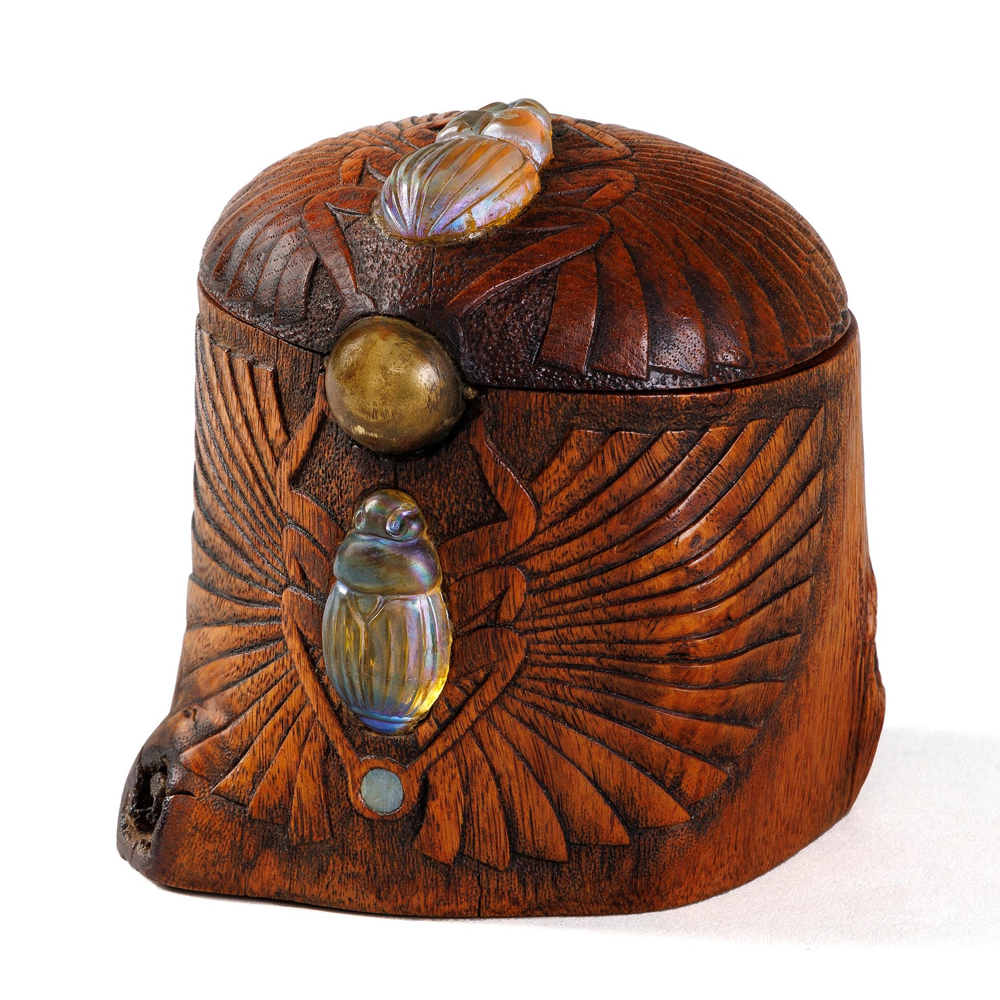 Macklowe Gallery Tiffany Studios New York "Scarab" Humidor Box