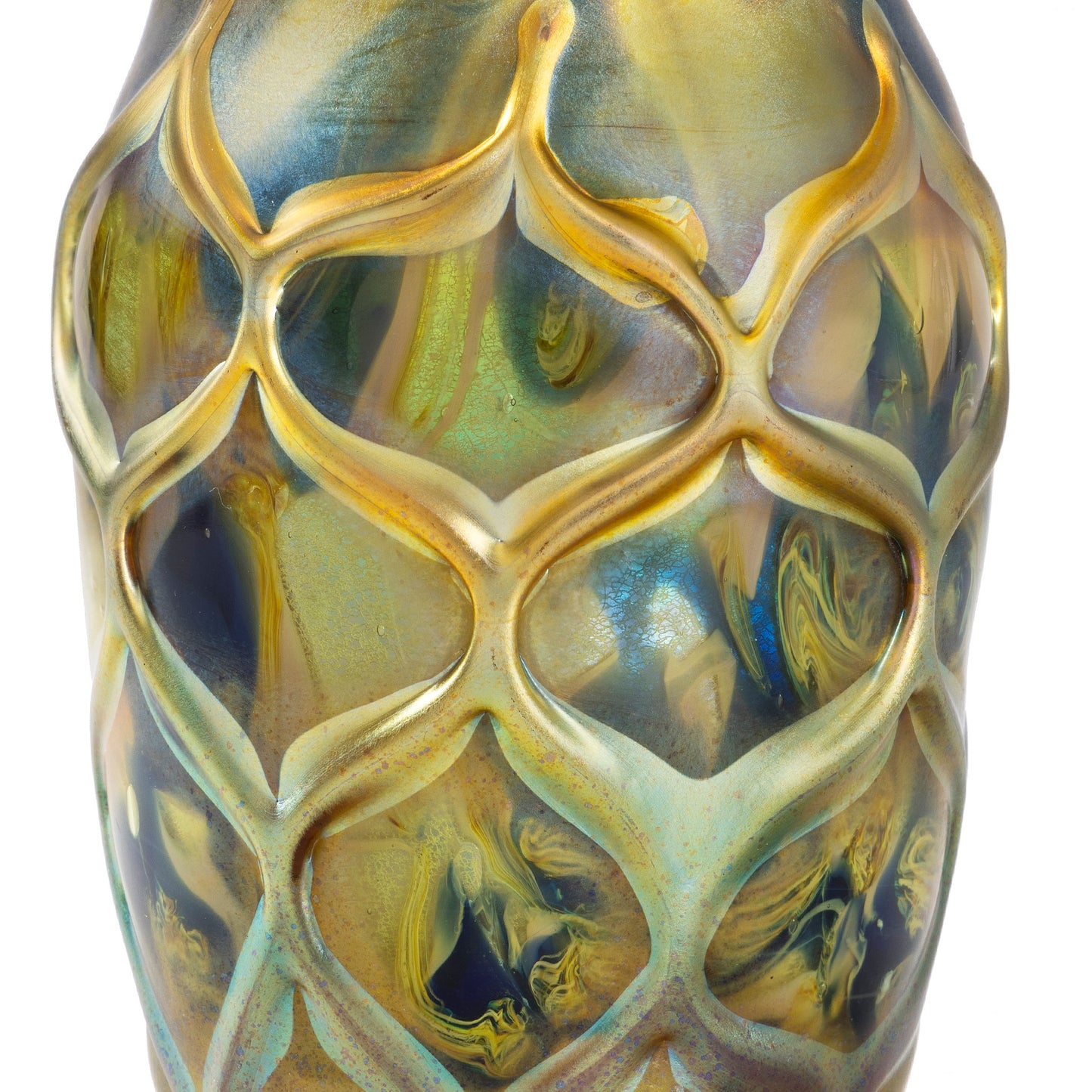 Macklowe Gallery Tiffany Studios New York Decorated Beehive Paperweight Vase