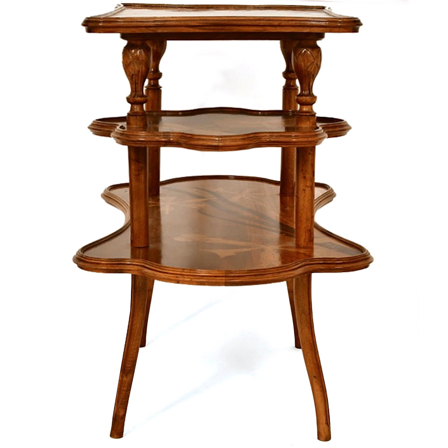 Macklowe Gallery Émile Gallé “Fleur de l’Eau” Three-tiered Table