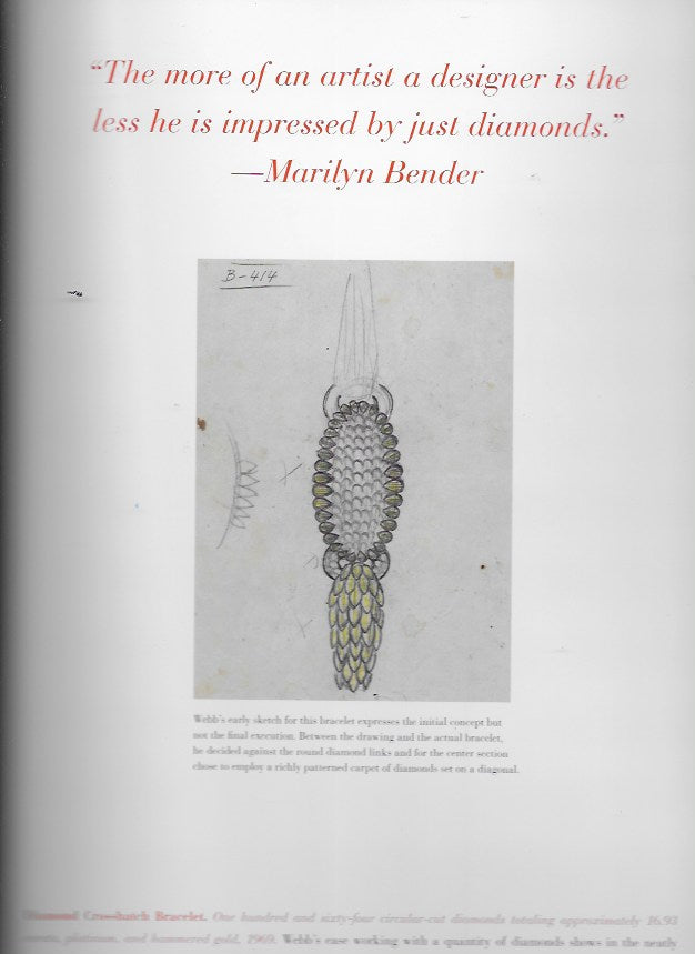 Macklowe Gallery David Webb New York Unique “Crosshatch” Diamond Bracelet