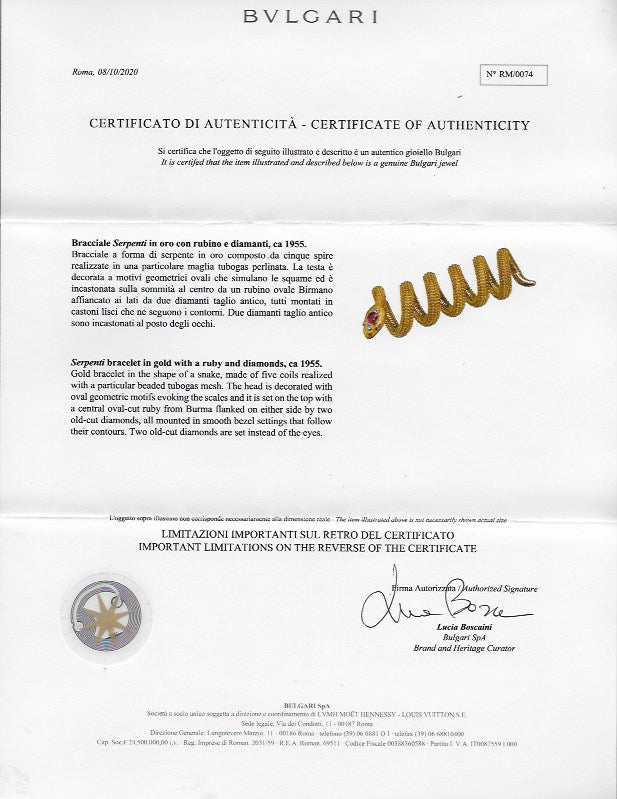 Macklowe Gallery Bulgari Ceylon Ruby