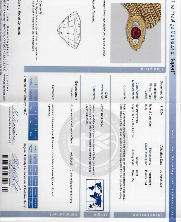 Macklowe Gallery Bulgari Ceylon Ruby