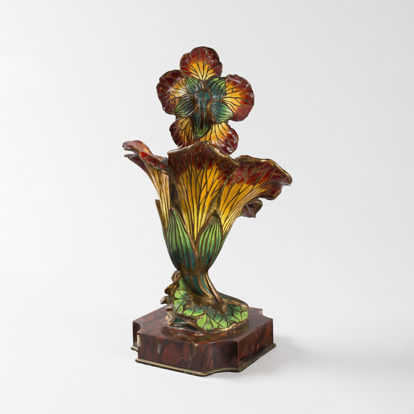 Macklowe Gallery Henri Godet Enameled Bronze