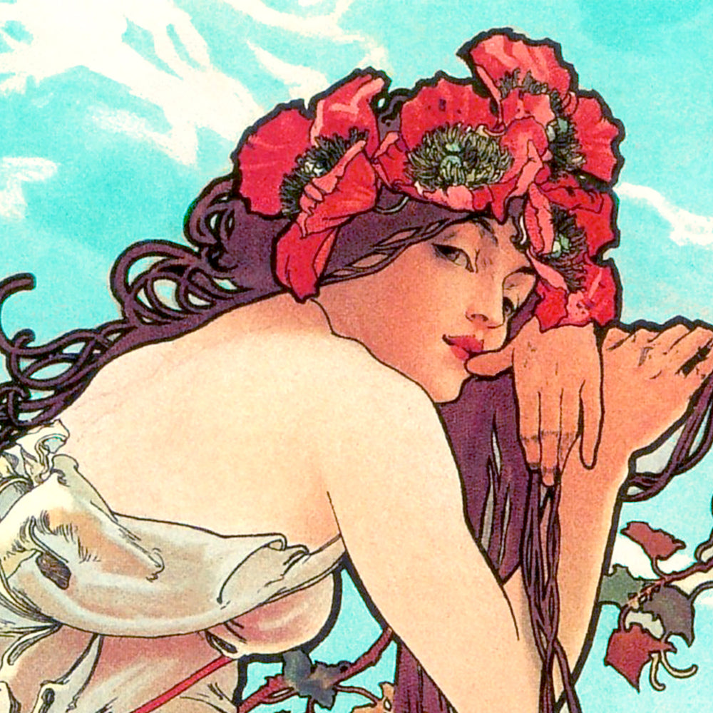 A Closer Look: Alphonse Mucha’s “Les Saisons” Lithographs