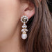 Macklowe Gallery Van Cleef & Arpels Diamond and Pearl Clip Earrings