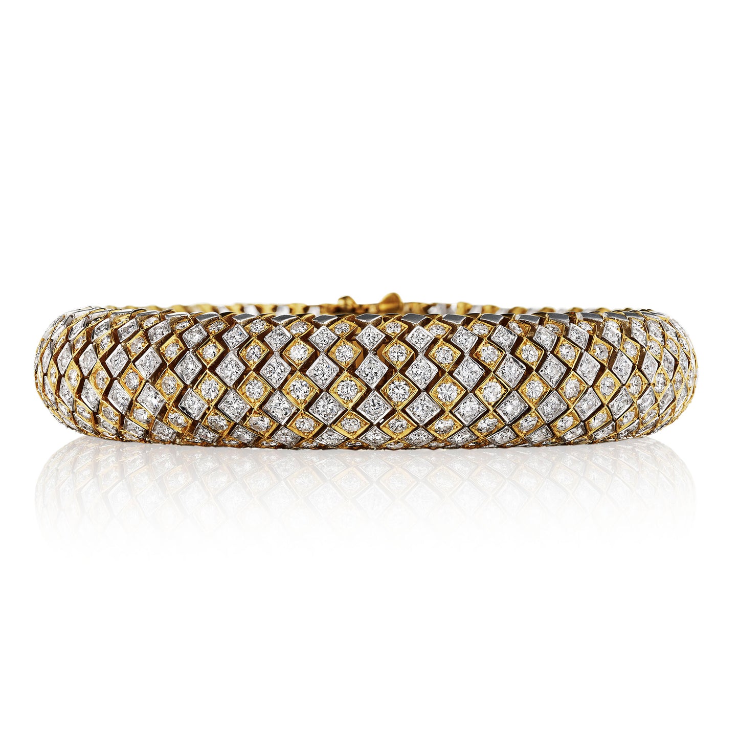 Macklowe Gallery David Webb Mid-Century Diamond Bracelet