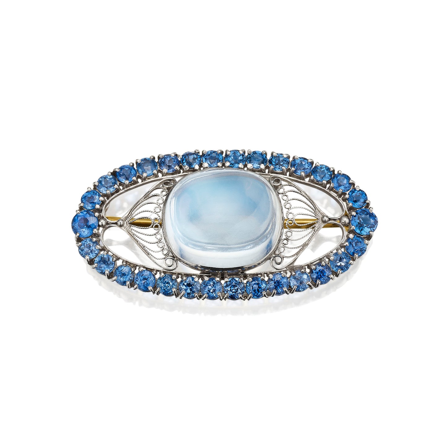 Macklowe Gallery Tiffany & Co. Art Nouveau Brooch, Louis Comfort Tiffany