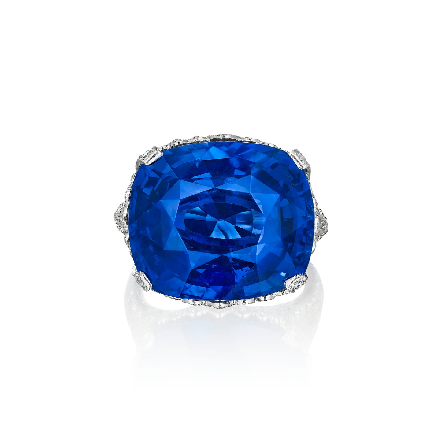 Macklowe Gallery Belle Époque Ceylon No-Heat Sapphire Ring