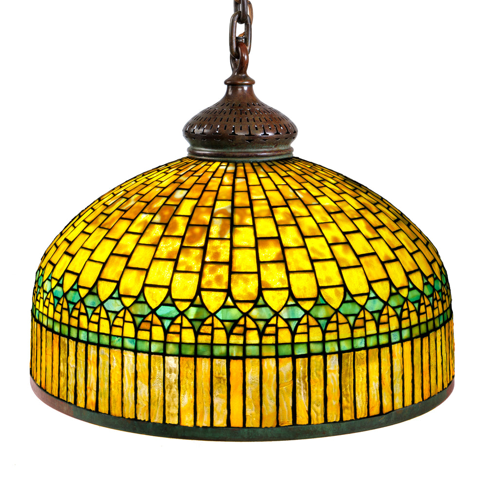 
                      
                        Tiffany Studios New York "Curtain Border" Chandelier
                      
                    