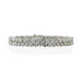 Macklowe Gallery French Platinum and Diamond Double Line Bracelet, Bijouterie Bouchet