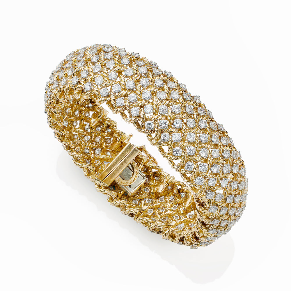 
                      
                        Macklowe Gallery Boucheron Paris 18K Gold and Diamond Bracelet, Verger Frères
                      
                    